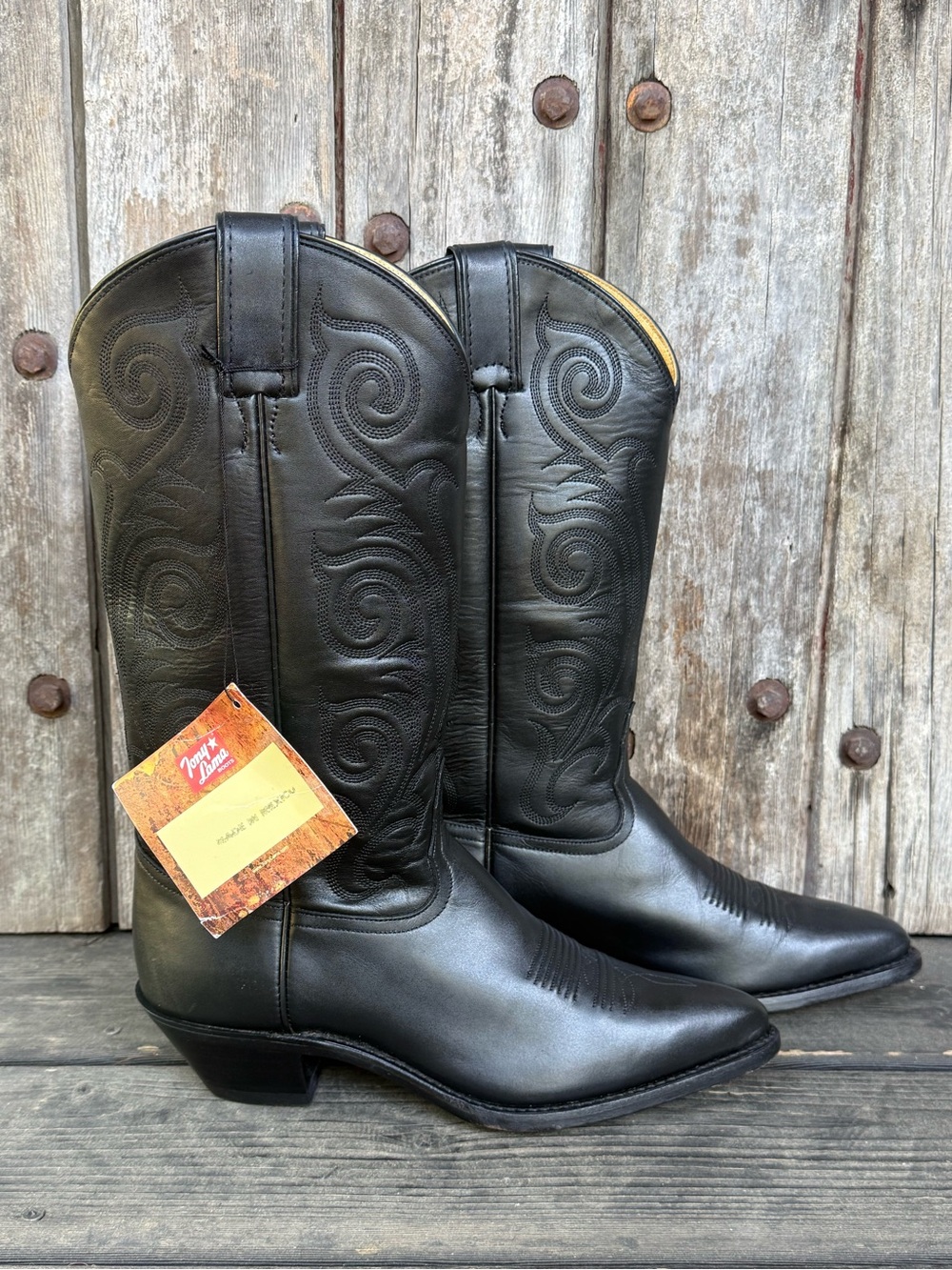 Vintage Like New Tony Lama Women's Cowboy Boots with Original Tag